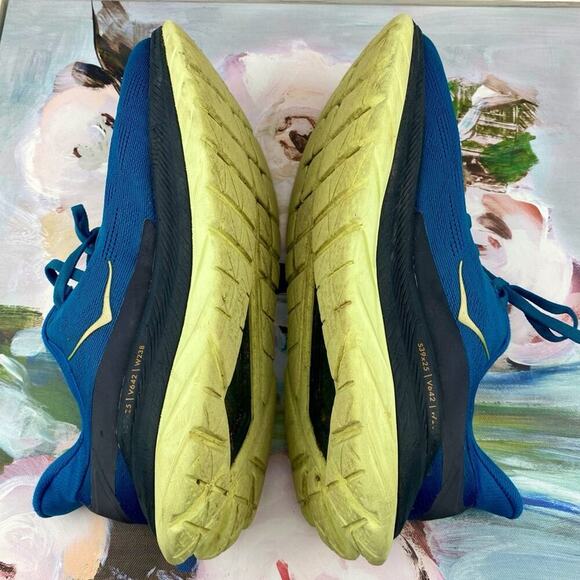 HOKA Mach 4 Mesh in Blue Coral Black Combo Size 7D. - Picture 6 of 14